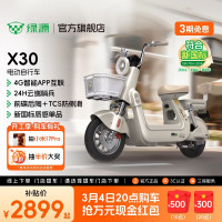 今日必买：绿源 X30 电动自行车 门店自提
