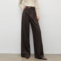 朗文斯汀 2025春季新款百搭气质宽松显瘦休闲高腰窄版阔腿裤