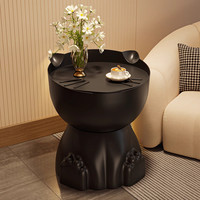 麦田 奶油风创意沙发边几边柜迷你阳台茶几圆桌家用卧室床头柜置物架子