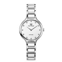 移动端：天王 女士石英表 31009 白色陶瓷 30mm