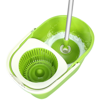  CHAHUA/茶花 自动免手洗 拖把桶套装+扫把套装+旋风拖