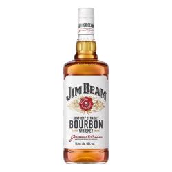JIM BEAM 白占边 & 波本威士忌 1000ml 40度 洋酒 & 调酒 & 嗨棒
