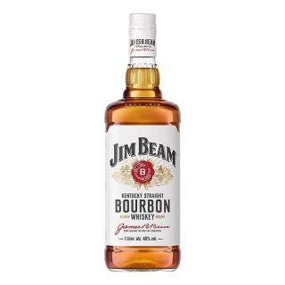 JIM BEAM 白占边 & 波本威士忌 1000ml 40度 洋酒 & 调酒 & 嗨棒