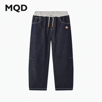 MQD/马骑顿 拼色裤腰 男童牛仔裤