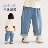 欧姆熊 直筒 女童牛仔裤 120