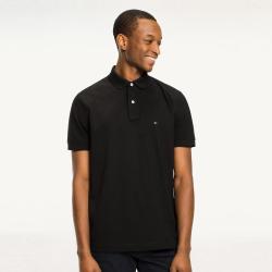 TOMMY HILFIGER TommyHilfiger26春夏新款男透气商务休闲通勤刺绣翻领短袖T恤POLO
