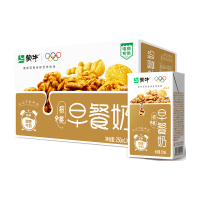 移动端、京东百亿补贴：蒙牛 早餐奶核桃味牛奶礼盒装 250mL*16盒*2提 部分四月产