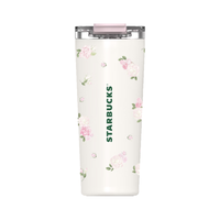 星巴克 双饮口 不锈钢桌面杯