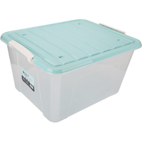  CHAHUA/茶花 储物 收纳箱 58L雅巧收纳箱1个蓝色