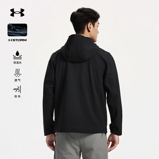  UNDER ARMOUR/安德玛 防风防泼水 男士软壳衣 铅灰色 3XL