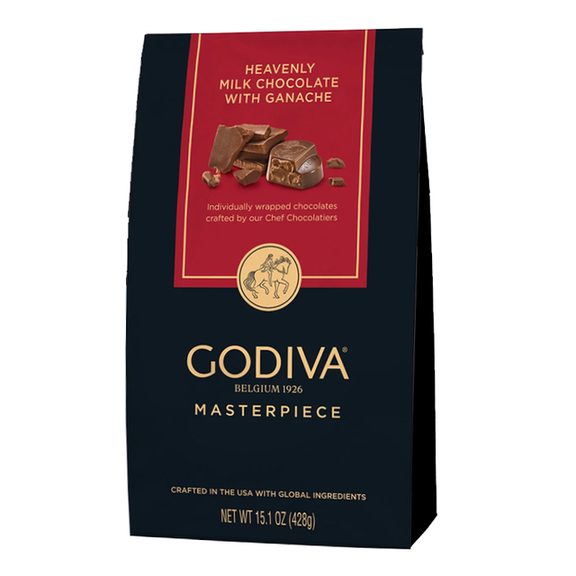 歌帝梵 夹心巧克力 圆形黑巧克力428g