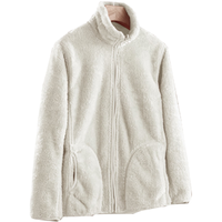 SNOWFLYING/雪中飞 双面穿 女士短外套 米白男女同款 4XL (190)