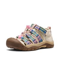 KEEN 儿童 Newport H2 闭趾水凉鞋, 格子/兰花烟