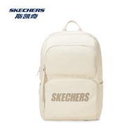 斯凯奇 男女同款196家族双肩包 浅沙黄色/01LU 20-30升