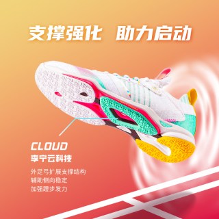 今日必买：李宁 Lining 李宁 突袭Ⅳ 男女同款羽毛球鞋 AYAR011