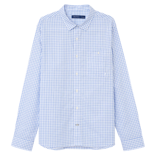  NAUTICA/诺帝卡 全棉休闲亲肤舒适 男士长袖衬衫 4MY浅蓝（WE3101） L