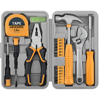  希孟 全套 家用工具箱套装+螺丝刀+老虎钳+改锥+扳手