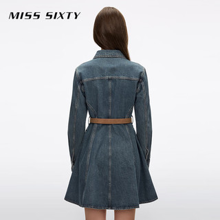  MISS SIXTY 收腰 女士牛仔连衣裙 腰带