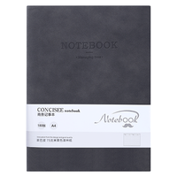  FARAMON/法拉蒙 加厚皮面 商务笔记本 A4-灰色