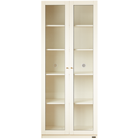  QuanU/全友 大容量收纳 书柜 玻璃门 落地柜