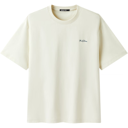gxgjeans 【限时五折】 美式趣味印花高尔夫球短袖T恤 浅卡其