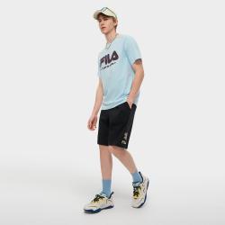 FILA 男装FUSION系列休闲裤男士液氨整理时尚针织五分裤