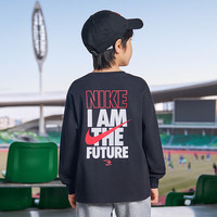 NIKE/耐克 纯棉 儿童长袖T恤 正黑色 160 /80 【身高158-170cm】