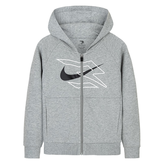  NIKE/耐克 纯棉舒适 男童开襟连帽卫衣 岩岭灰 160 /80 【身高158-170cm】