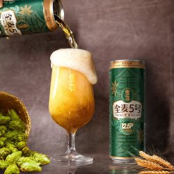雪花 全麦5号24听纤体听微醺高端12.5度全麦芽啤酒