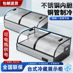 智冰客 台式摆摊冷藏展示柜三轮车专用冰柜商用小型保鲜冷冻炸串烧烤柜