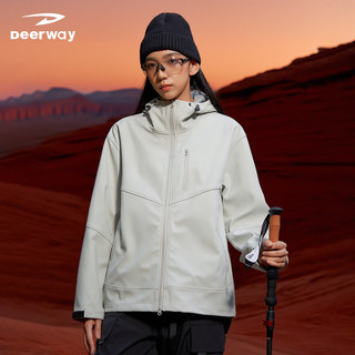  Deerway/德尔惠 防风防水透气耐磨 户外软壳夹克
