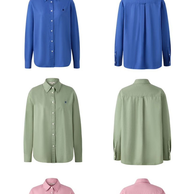 E·LAND 衣恋 衬衫女宽松廓形透气休闲长袖上衣