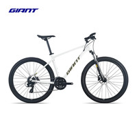 捷安特 新款ATX 720铝合金24速油压碟刹27.5寸成人变速山地自行车 白月光