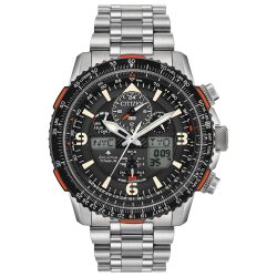 CITIZEN 光动能计时数字手表 男士运动腕表 JY8108-53E