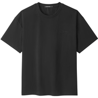 gxgjeans 字母绣花 男士短袖T恤 M (170) 黑色