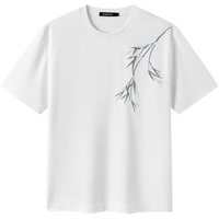 gxgjeans 新中式简约时尚 男士短袖T恤 L (175) 白色