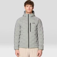 值选：MOUNTAIN HARDWEAR Stretchdown™ 弹力羽绒连帽夹克 多色可选  700蓬