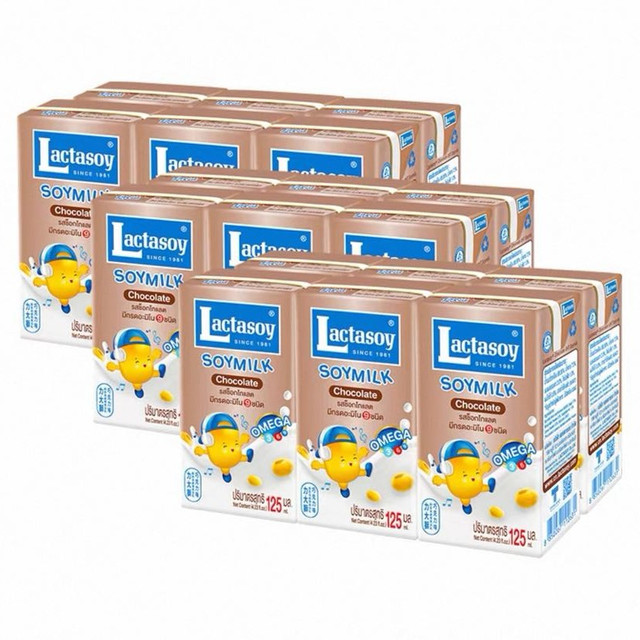 Lactasoy 泰国原装进口豆奶 巧克力味 125ml*18盒