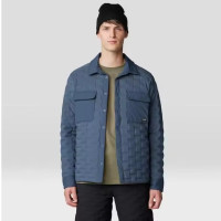 值选：MOUNTAIN HARDWEAR Stretchdown Light Shacket 男士弹性羽绒衬衫夹克 三色可选