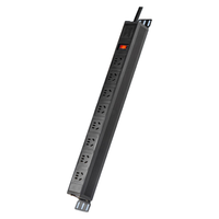 YAQI/雅奇 铝合金外壳 PDU机柜插座 开关 过载保护