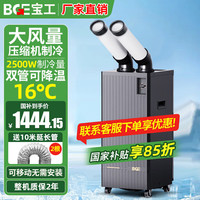 宝工 工业冷气机空调扇冷风机商用机器降温大1匹 2500W双管