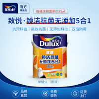 多乐士 致悦镜洁抗菌无添加5合1 乳胶漆原漆5L