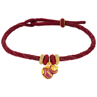  LUKFOOK JEWELLERY/六福珠宝 联名钻石 女士黄金转运珠手绳