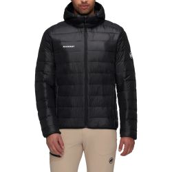 MAMMUT 男式 Crag 连帽硬壳夹克, 黑色