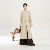 织造司 漫叙 女士新中式风衣外套 袍阔腿宋裤