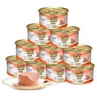 FANCY FEAST FancyFeast）猫粮慕斯猫罐头湿粮奶糕成猫粮全价粮含三文鱼85g*24罐