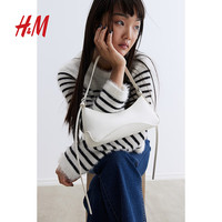H&M 柔软毛茸 女士针织套衫
