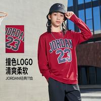 AIR JORDAN Jordan 26年春耐克JORDAN男女童童装长袖T恤