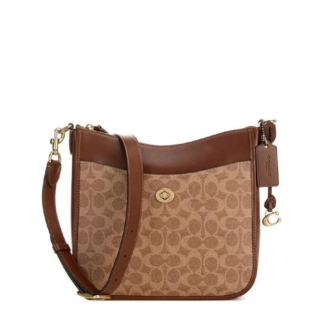 COACH 女士经典标志时尚百搭潮流单肩斜挎包