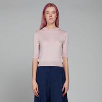 MARNI 粉色短袖时尚针织衫